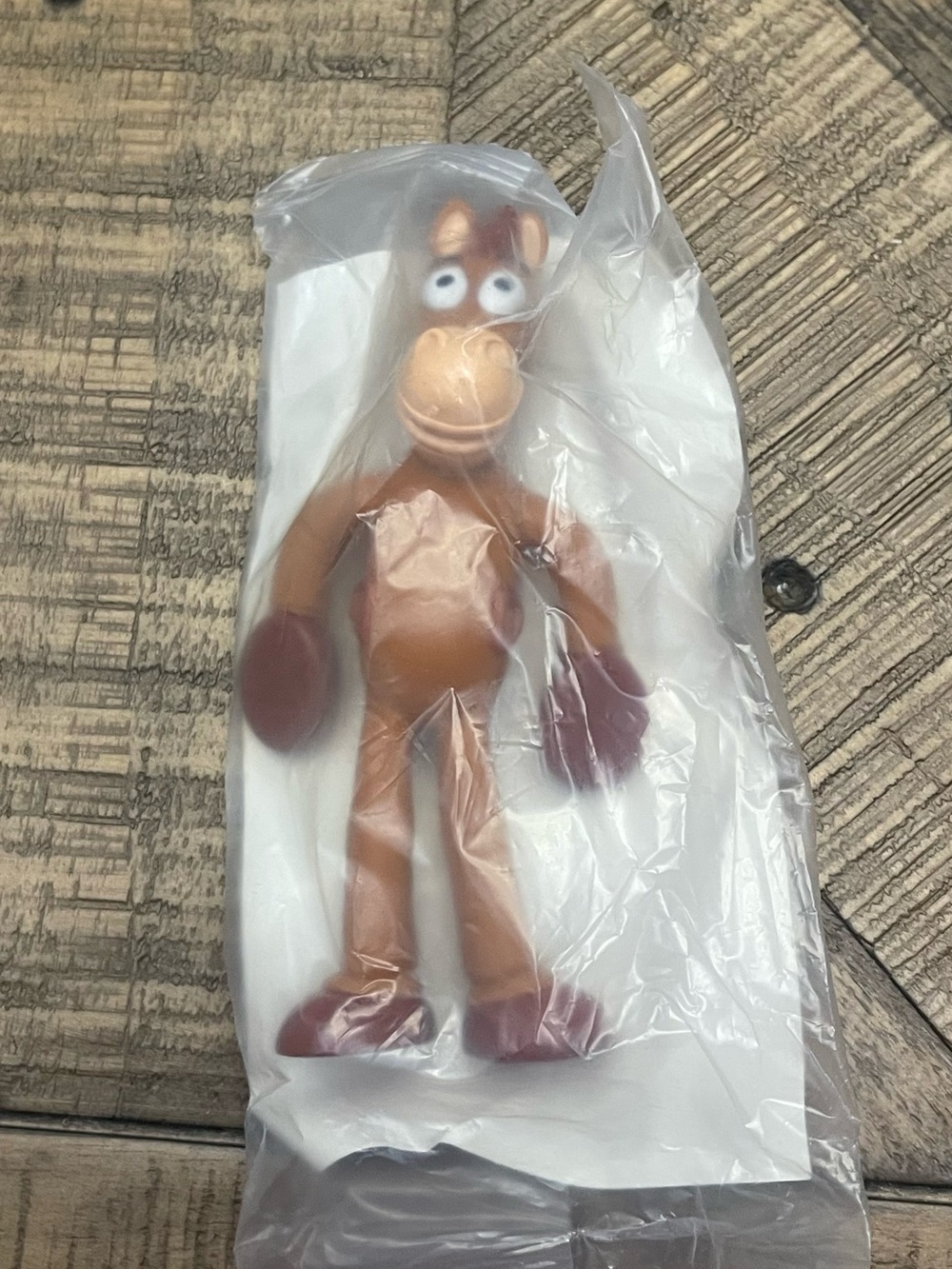 2001 Bullseye 4" Kellogg's Cereal Bendy Bendable Action Figure Disney Toy Story